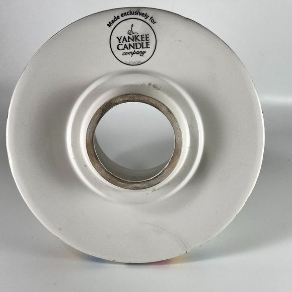 Christmas Winter Holiday Yankee Candle Lamp Shade Topper Multicolor Collectible - Picture 10 of 12